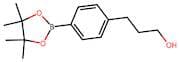3-[4-(Tetramethyl-1,3,2-dioxaborolan-2-yl)phenyl]propan-1-ol