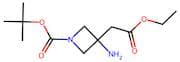 tert-Butyl 3-amino-3-(2-ethoxy-2-oxoethyl)azetidine-1-carboxylate