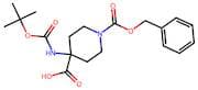 1-((Benzyloxy)carbonyl)-4-((tert-butoxycarbonyl)amino)piperidine-4-carboxylic acid