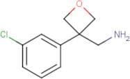 [3-(3-Chlorophenyl)oxetan-3-yl]methylamine