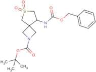 tert-Butyl 8-(((benzyloxy)carbonyl)amino)-6-thia-2-azaspiro[3.4]octane-2-carboxylate 6,6-dioxide