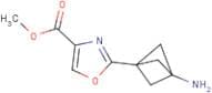 Methyl 2-(3-aminobicyclo[1.1.1]pent-1-yl)-1,3-oxazole-4-carboxylate