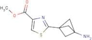 Methyl 2-(3-aminobicyclo[1.1.1]pent-1-yl)-1,3-thiazole-4-carboxylate
