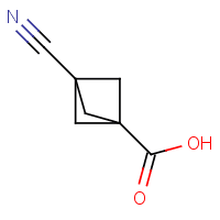 3-Cyanobicyclo[1.1.1]pentane-1-carboxylic acid