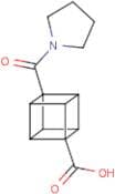 (1S,2R,3R,8S)-4-(Pyrrolidine-1-carbonyl)cubane-1-carboxylic acid