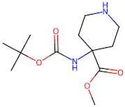 Methyl 4-aminopiperidine-4-carboxylate, N4-BOC protected