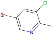 5-Bromo-3-chloro-2-methylpyridine