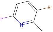 3-Bromo-6-iodo-2-methylpyridine