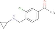 1-(3-Chloro-4-[(cyclopropylamino) methyl]phenyl)ethanone