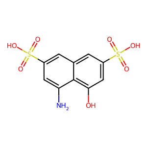 1-Amino-8-hydroxynaphthalene-3,6-disulphonic acid