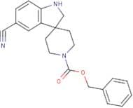 Benzyl 5-cyanospiro[1,2-dihydroindole-3,4'-piperidine]-1'-carboxylate