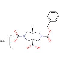 (3aS,6aS)-2-(Benzyloxycarbonyl)-5-(tert-butoxycarbonyl)octahydropyrrolo[3,4-c]pyrrole-3a-carboxyli…