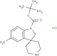 tert-Butyl 5-methylspiro[indoline-3,4'-piperidine]-1-carboxylate hydrochloride