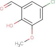 5-Chloro-2-hydroxy-3-methoxybenzaldehyde
