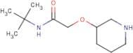 N-tert-Butyl-2-(piperidin-3-yloxy)acetamide