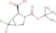 (+/-)-(1S*,2S*,5R*)-3-(tert-butoxycarbonyl)-6,6-dichloro-3-azabicyclo[3.1.0]hexane-2-carboxylic ac…