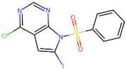 4-Chloro-6-iodo-7-phenylsulfonyl-7H-pyrrolo[2,3-d]pyrimidine
