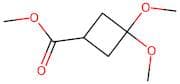 3,3-Dimethoxycyclobutane-1-carboxylate methyl ester
