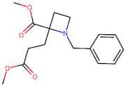 2-(Methoxycarbonyl)-1-(phenylmethyl)-2-azetidinepropanoic acid, methyl ester