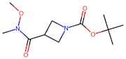 3-[(Methoxymethylamino)carbonyl]-1-azetidinecarboxylic acid, 1,1-dimethylethyl ester