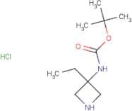 3-(Boc-amino)-3-ethylazetidine hydrochloride