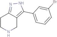 3-(3-Bromophenyl)-4,5,6,7-tetrahydro-2H-pyrazolo[4,3-c]pyridine