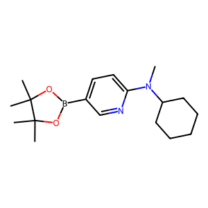 6-[Cyclohexyl(methyl)amino]pyridine-3-boronic acid, pinacol ester