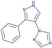 1-(3-Phenyl-1H-pyrazol-4-yl)-1H-1,2,4-triazole