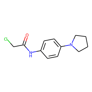 2-Chloro-N-[4-(pyrrolidin-1-yl)phenyl]acetamide