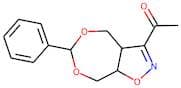 1-{6-Phenyl-3aH,4H,6H,8H,8aH-[1,3]dioxepino[5,6-d][1,2]oxazol-3-yl}ethan-1-one
