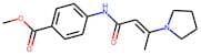 Methyl 4-[(2E)-3-(pyrrolidin-1-yl)but-2-enamido]benzoate