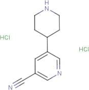 5-(Piperidin-4-yl)nicotinonitrile dihydrochloride