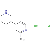 2-Methyl-4-(piperidin-3-yl)pyridine dihydrochloride