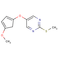 5-((4-Methoxycyclopenta-1,3-dien-1-yl)oxy)-2-(methylthio)pyrimidine