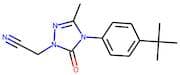 2-[4-(4-tert-Butylphenyl)-3-methyl-5-oxo-4,5-dihydro-1H-1,2,4-triazol-1-yl]acetonitrile