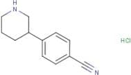4-(Piperidin-3-yl)benzonitrile hydrochloride