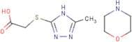 Morpholine 2-((5-methyl-4H-1,2,4-triazol-3-yl)thio)acetate