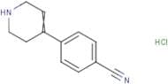 4-(1,2,3,6-Tetrahydropyridin-4-yl)benzonitrile hydrochloride