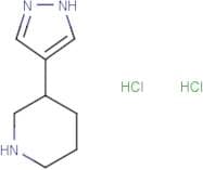 3-(1H-Pyrazol-4-yl)piperidine dihydrochloride