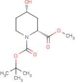 1-tert-Butyl 2-methyl (2R,4S)-4-hydroxypiperidine-1,2-dicarboxylate