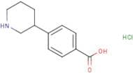 4-(Piperidin-3-yl)benzoic acid hydrochloride