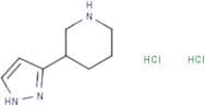 3-(1H-Pyrazol-3-yl)piperidine dihydrochloride