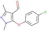 5-(4-Chlorophenoxy)-1,3-dimethyl-1H-pyrazole-4-carbaldehyde