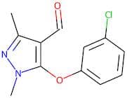 5-(3-Chlorophenoxy)-1,3-dimethyl-1H-pyrazole-4-carbaldehyde