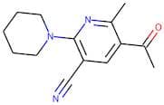 5-Acetyl-6-methyl-2-(piperidin-1-yl)pyridine-3-carbonitrile