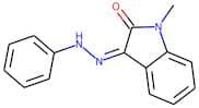 (3Z)-1-Methyl-3-(2-phenylhydrazin-1-ylidene)-2,3-dihydro-1H-indol-2-one