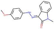 (3E)-3-[2-(4-Methoxyphenyl)hydrazin-1-ylidene]-1-methyl-2,3-dihydro-1H-indol-2-one