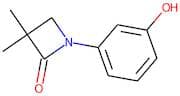 1-(3-Hydroxyphenyl)-3,3-dimethylazetidin-2-one