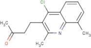 4-(4-Chloro-2,8-dimethylquinolin-3-yl)butan-2-one