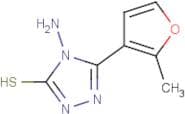 4-Amino-5-(2-methyl-3-furyl)-4H-1,2,4-triazole-3-thiol